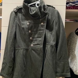 Military Green Wool blend jacket